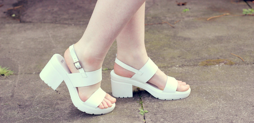 White Asos Sandals White Asos Sandals