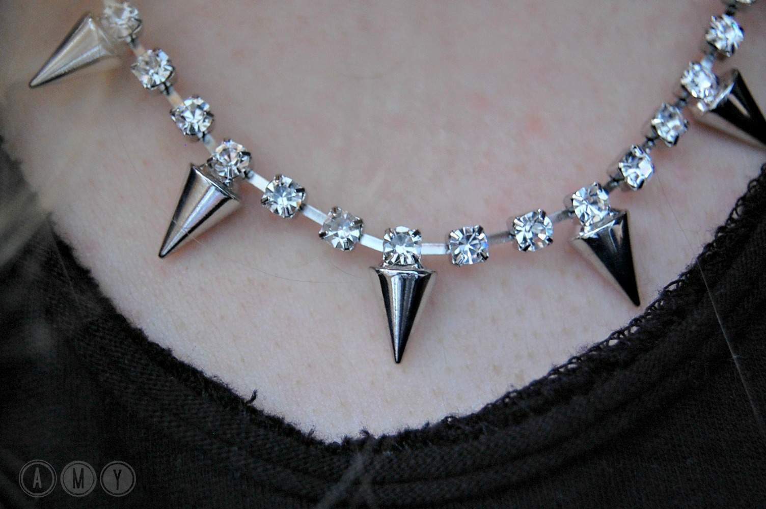 Miss Selfridge || Spike Rhinestone Collar Miss Selfridge || Spike Rhinestone Collar